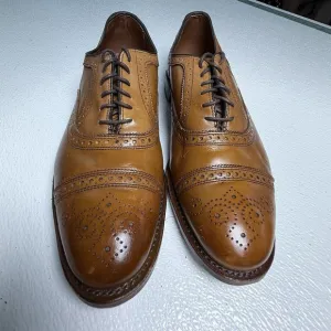 Allen Edmonds Men's Shoes, Brown Leather Size 19/22 Excellent Condition