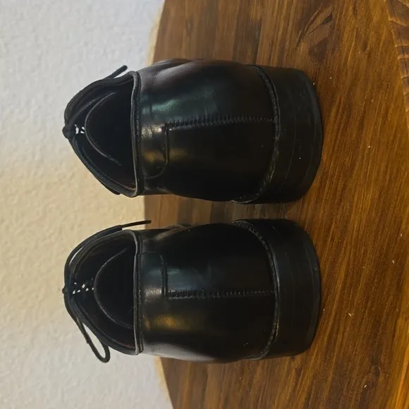 Allen Edmonds Nathan Black Premium leather lace up DERBY dress shoes Sz.10