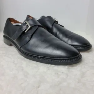 Allen Edmonds Norwich Mens Shoes Size 14E Dress Black Single Monk Strap Leather