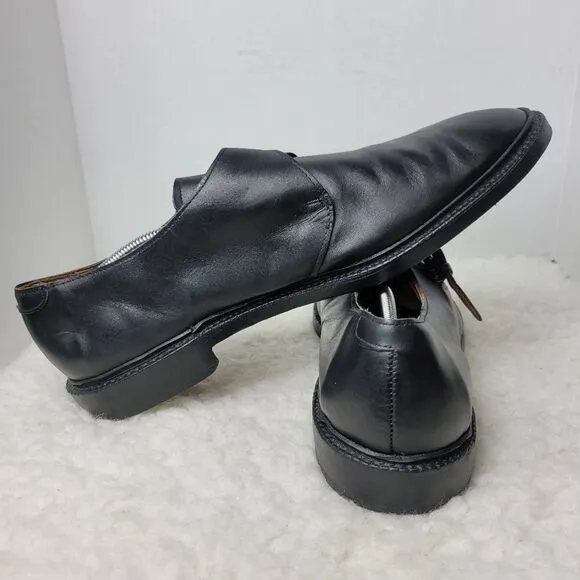 Allen Edmonds Norwich Mens Shoes Size 14E Dress Black Single Monk Strap Leather