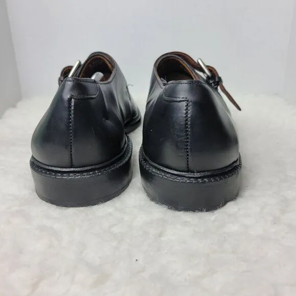 Allen Edmonds Norwich Mens Shoes Size 14E Dress Black Single Monk Strap Leather