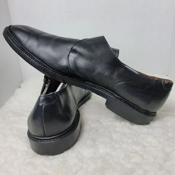 Allen Edmonds Norwich Mens Shoes Size 14E Dress Black Single Monk Strap Leather