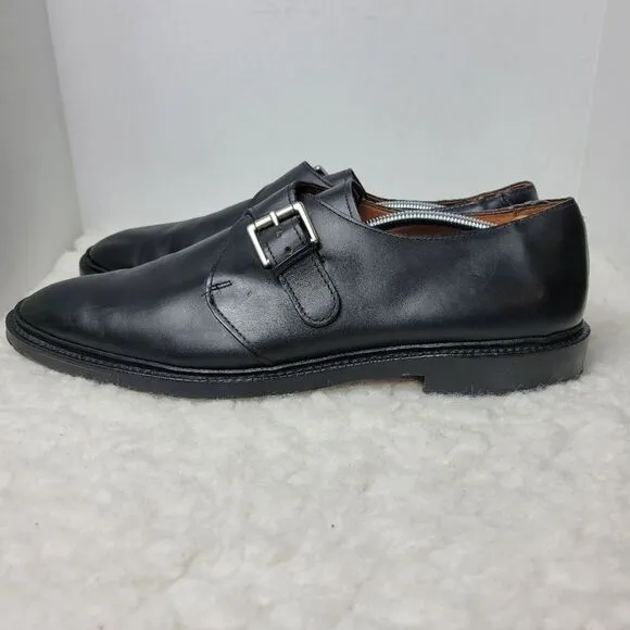 Allen Edmonds Norwich Mens Shoes Size 14E Dress Black Single Monk Strap Leather