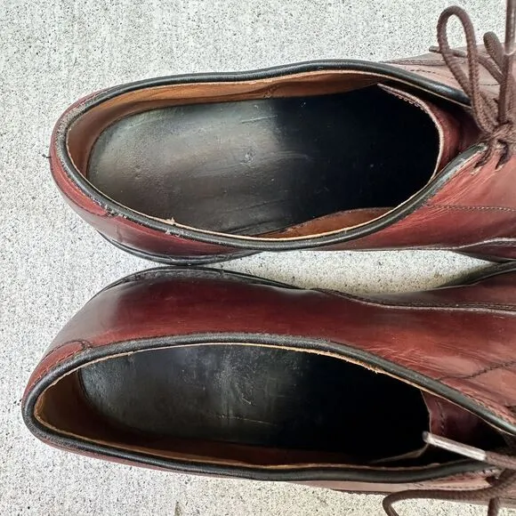 Allen Edmonds Park Avenue Cap Toe Oxford Dress Shoes Size 11 C Brown Leather