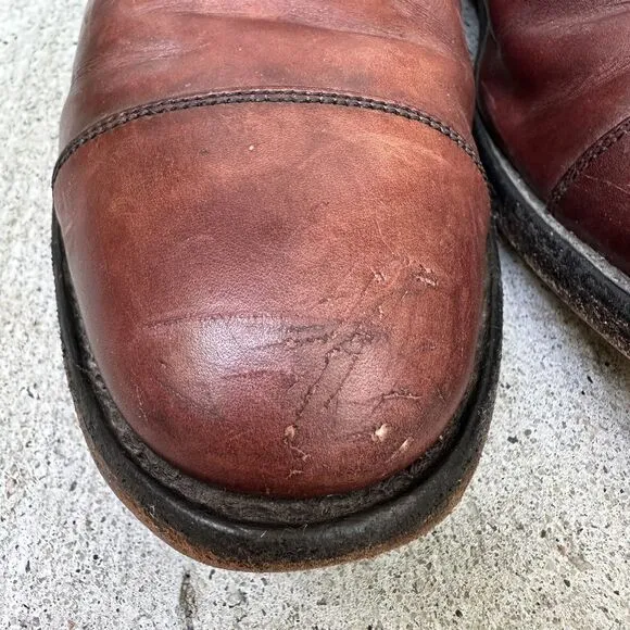 Allen Edmonds Park Avenue Cap Toe Oxford Dress Shoes Size 11 C Brown Leather
