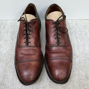 Allen Edmonds Park Avenue Cap Toe Oxford Dress Shoes Size 11 C Brown Leather
