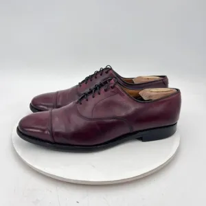 Allen Edmonds Park Avenue Men Size 9.5B Brown Leather Cap Toe Oxford Dress Shoes