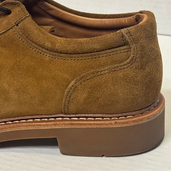 Allen Edmonds Size 9.5 D Denali Split Toe Snuff Suede Derby Dress Shoes