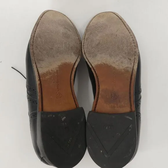 Allen‎ Edmonds Stuttgard Oxford Wingtip Brogue Dress Shoes Black Men's 11D