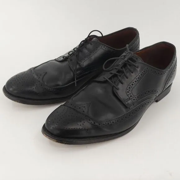 Allen‎ Edmonds Stuttgard Oxford Wingtip Brogue Dress Shoes Black Men's 11D