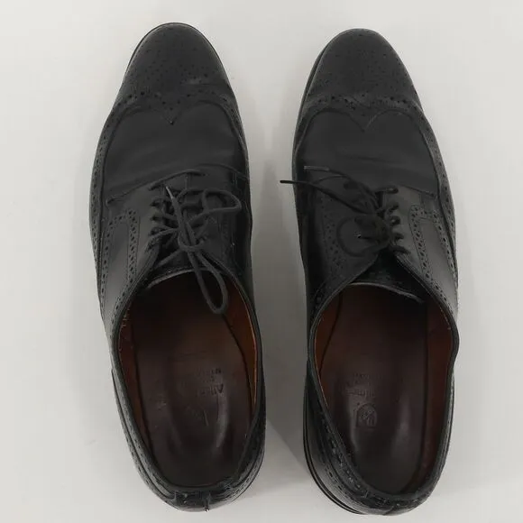 Allen‎ Edmonds Stuttgard Oxford Wingtip Brogue Dress Shoes Black Men's 11D