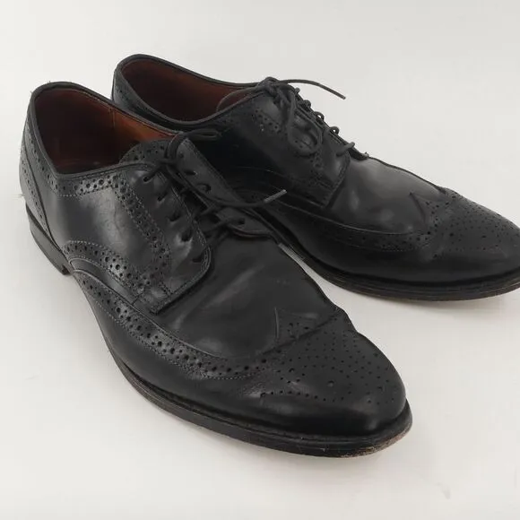 Allen‎ Edmonds Stuttgard Oxford Wingtip Brogue Dress Shoes Black Men's 11D