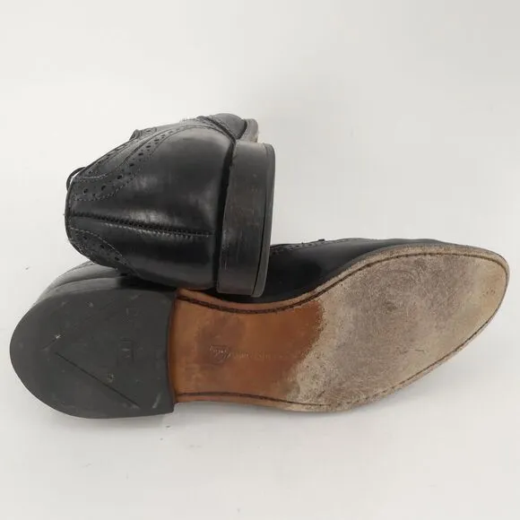Allen‎ Edmonds Stuttgard Oxford Wingtip Brogue Dress Shoes Black Men's 11D