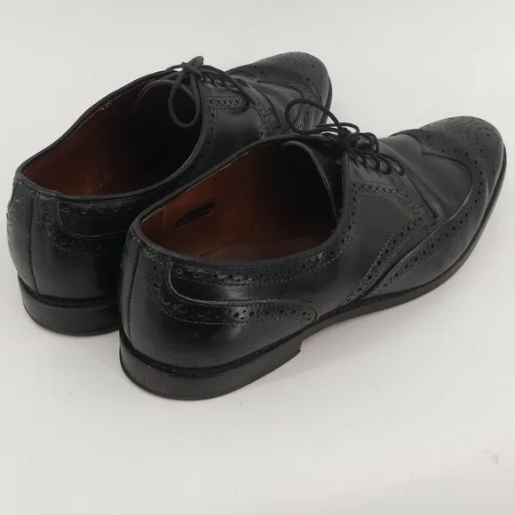 Allen‎ Edmonds Stuttgard Oxford Wingtip Brogue Dress Shoes Black Men's 11D