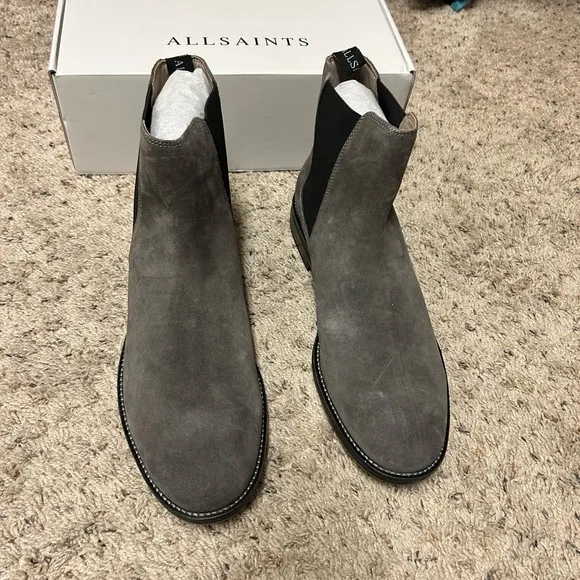 Allsaints Harley suede Chelsea boots