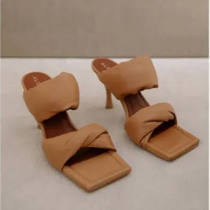 ALOHAS Natasha Twist Strap Sandal Camel 7