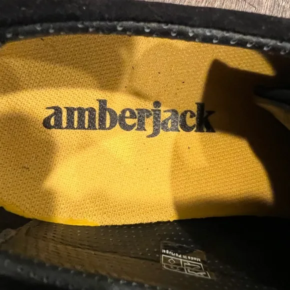 Amberjack Black Suede Shoes Men’s 12M