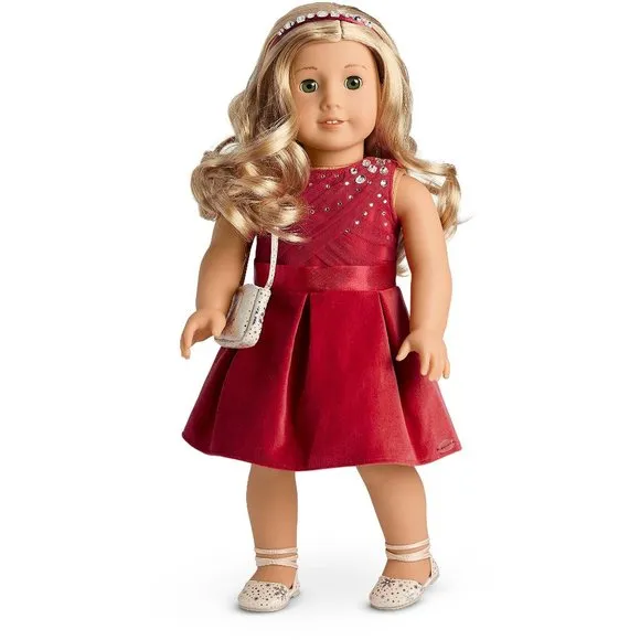 AMERICAN GIRL BITTY BABY MERRY or BRIGHT MATCHING girls dress