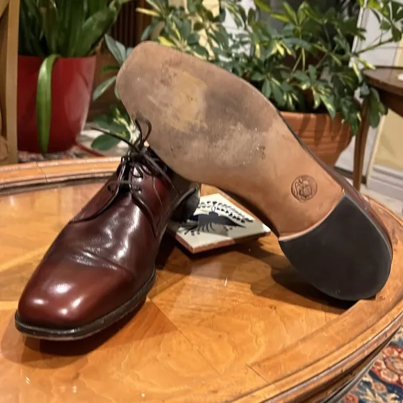 Andre Assous beautiful Leather Men’s 12B tie up Spain Made Quality