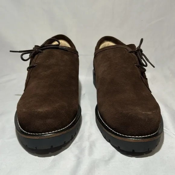 Angermaier Brown Suede Trachten Shoes size 47, US 14