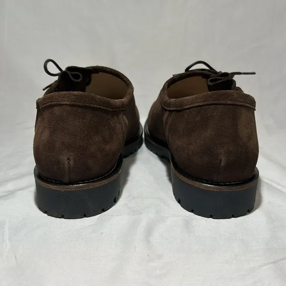 Angermaier Brown Suede Trachten Shoes size 47, US 14