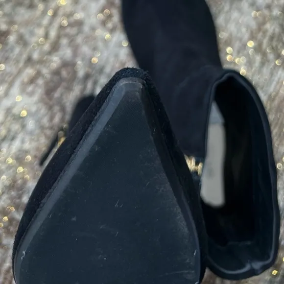 Anna Baiguera Black Suede Ankle Boots