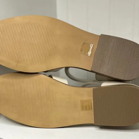 Anthropologie by Pilcro The Maris Fisherman Sandals in Ivory Size 9.5/10