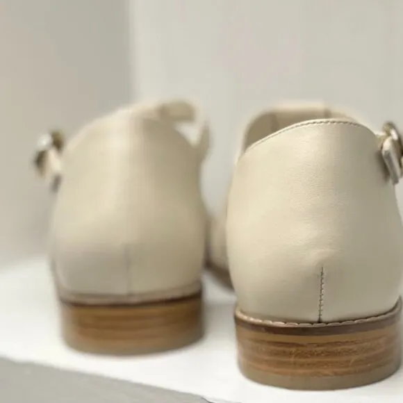 Anthropologie by Pilcro The Maris Fisherman Sandals in Ivory Size 9.5/10