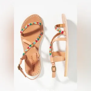 Anthropologie Laidback London Azari Sandals Size 39
