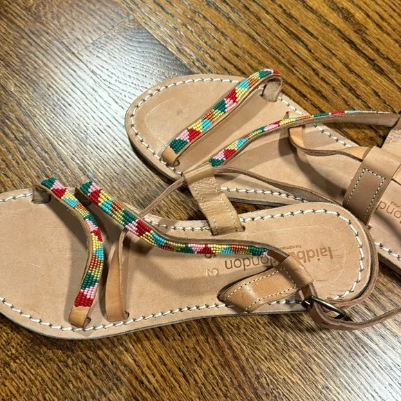 Anthropologie Laidback London Azari Sandals Size 39