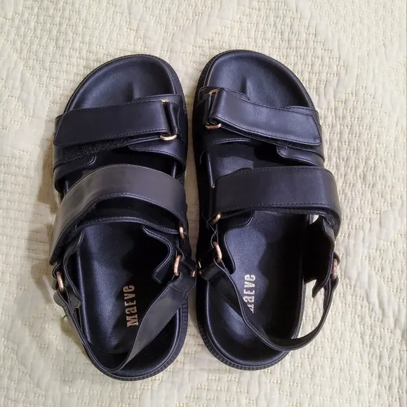 Anthropologie Maeve Slingback Double Sandals Size 6