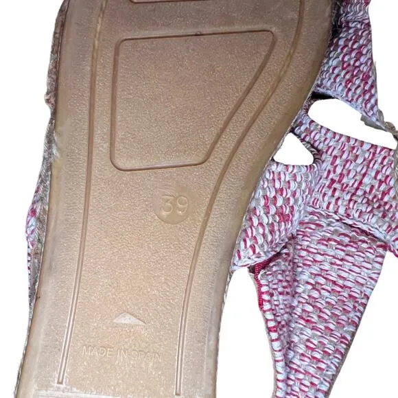Anthropologie Naguisa Cova Espadrille Sandals Size 39 Euro 9 US