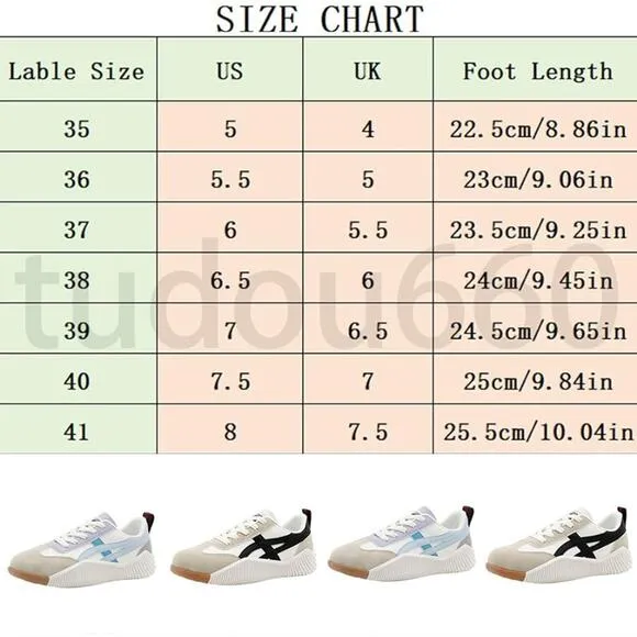 Aogula Black Silver Wedge Platform Sneakers Women's 36 - 5.5