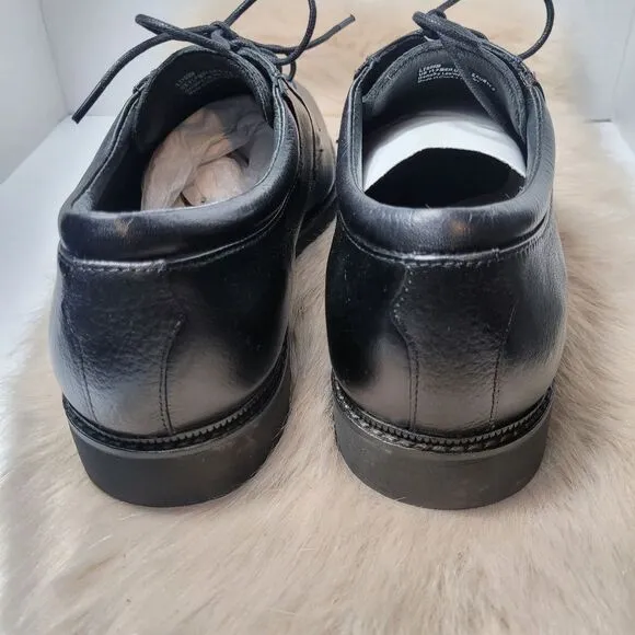 Apex LT900 Oxford Black Leather Shoes Size 11.5