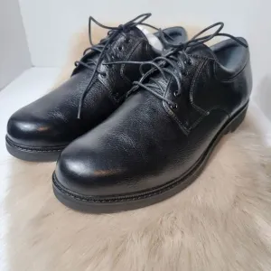 Apex LT900 Oxford Black Leather Shoes Size 11.5