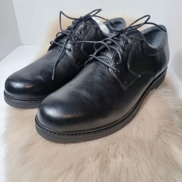Apex LT900 Oxford Black Leather Shoes Size 11.5