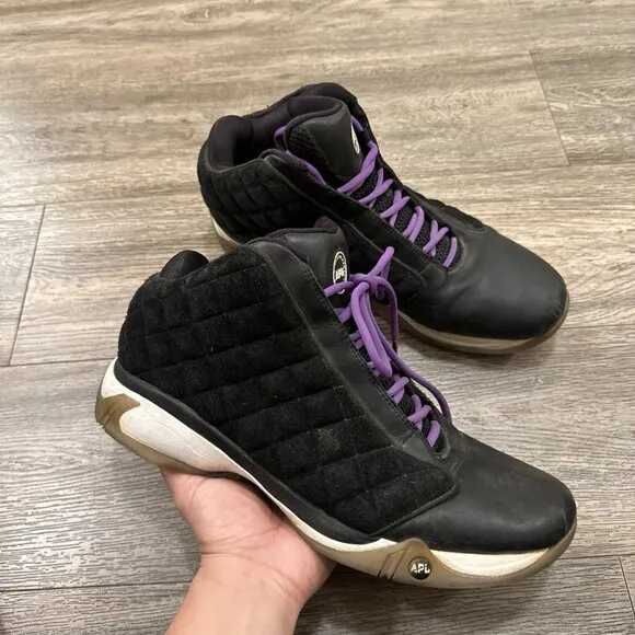 APL Concept 1 Black Purple  Size 12.5 Basketball Shoes Mens Sneakers
