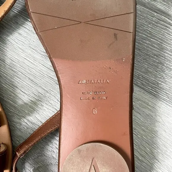 Aquatalia Aria Sandals In Brown