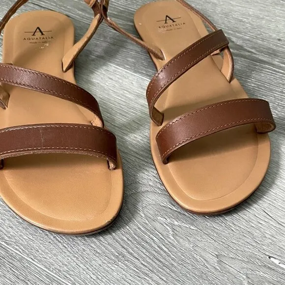 Aquatalia Aria Sandals In Brown