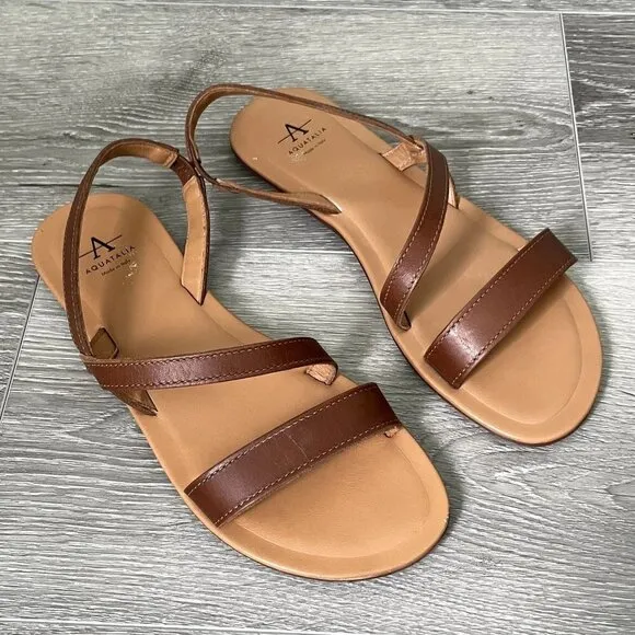 Aquatalia Aria Sandals In Brown