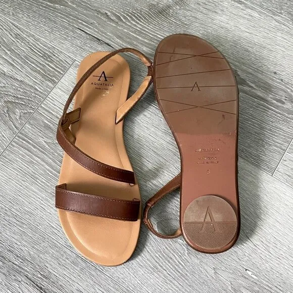 Aquatalia Aria Sandals In Brown