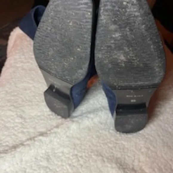 Aquatalia Blue Suede Knee-High made in Italy Boots