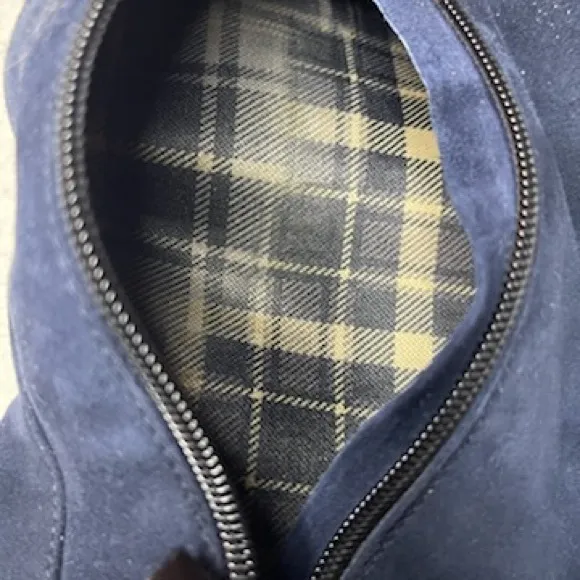 Aquatalia Blue Suede Knee-High made in Italy Boots