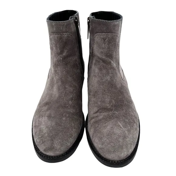 Aquatalia gray suede boots ankle booties Oribella