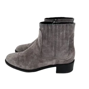 Aquatalia gray suede boots ankle booties Oribella