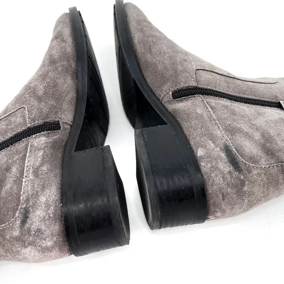Aquatalia gray suede boots ankle booties Oribella