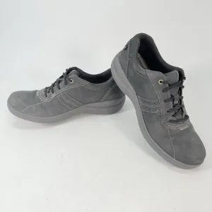 Aravon By New Balance Shoes Womens 8 AA Casual Sneakers Black Leather Low Top