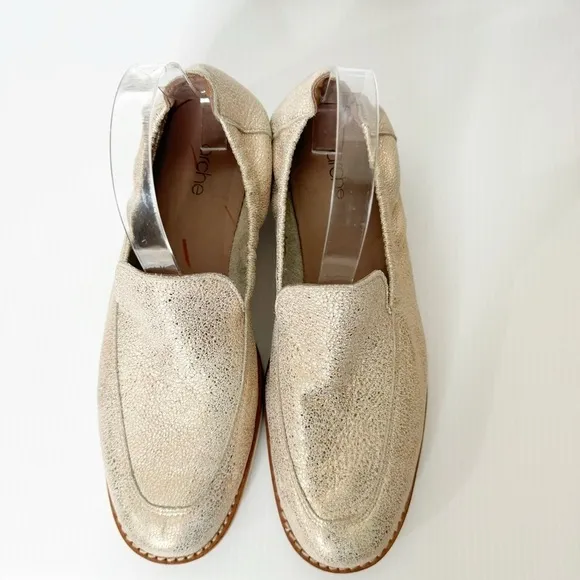 Arche Gold Metallic Danock Mocassins Shoes Size 41 or 9.5 US