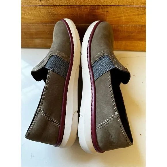 Ariat Ryder Slip On Shoes Brown Canvas Women’s Sz 9.5B
