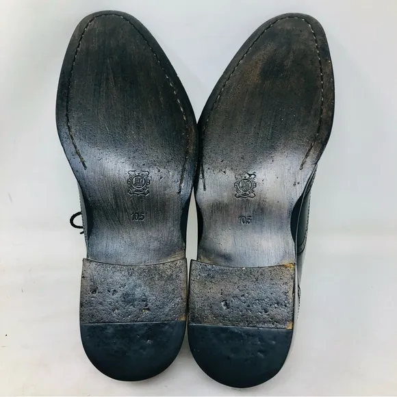 Ashton Grey Mercer Leather Wingtip Oxford Shoes